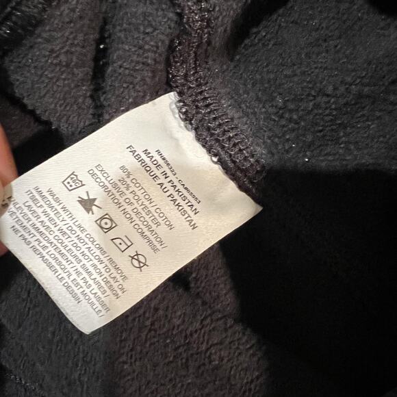 Nike Sportswear Club Fleece Pants Mens Small Black Joggers Swoosh Sweatpants - Picture 5 of 12